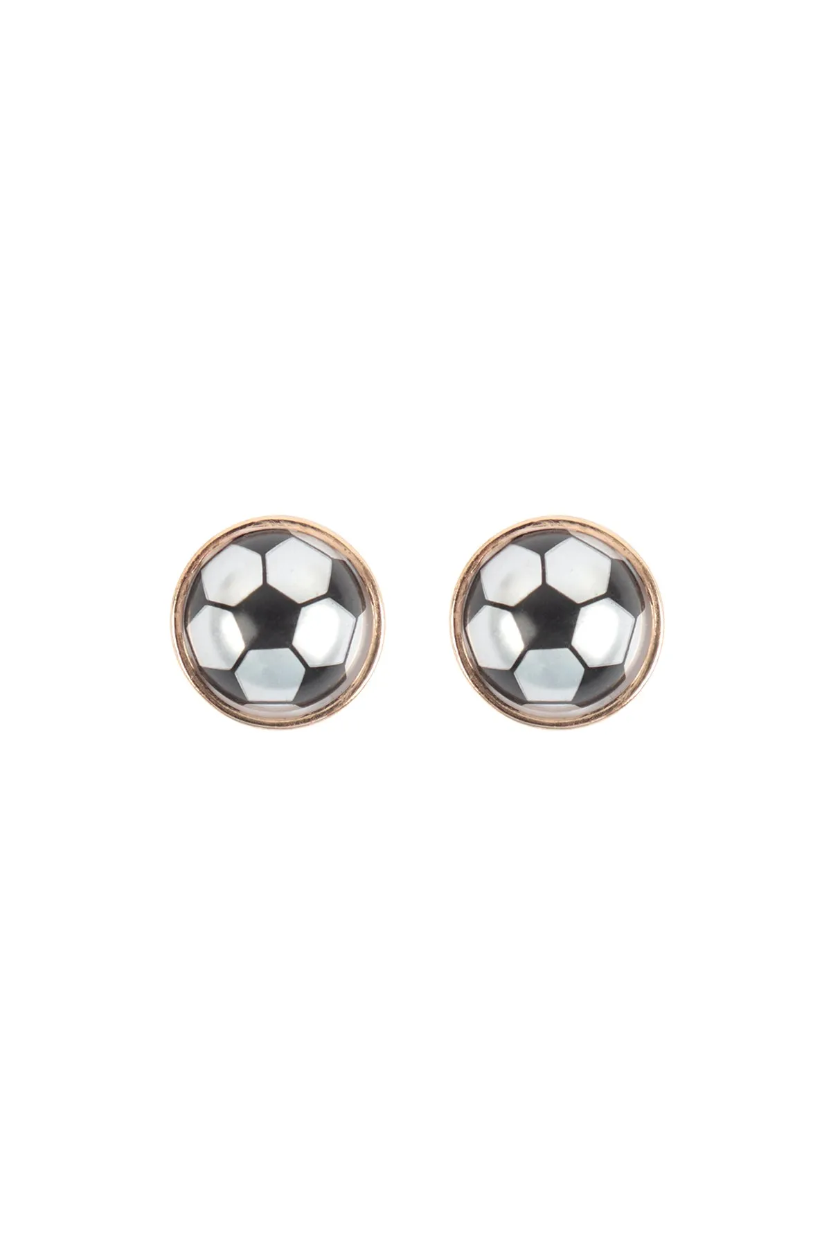 BALL SHAPED PEARL POST EARRINGS