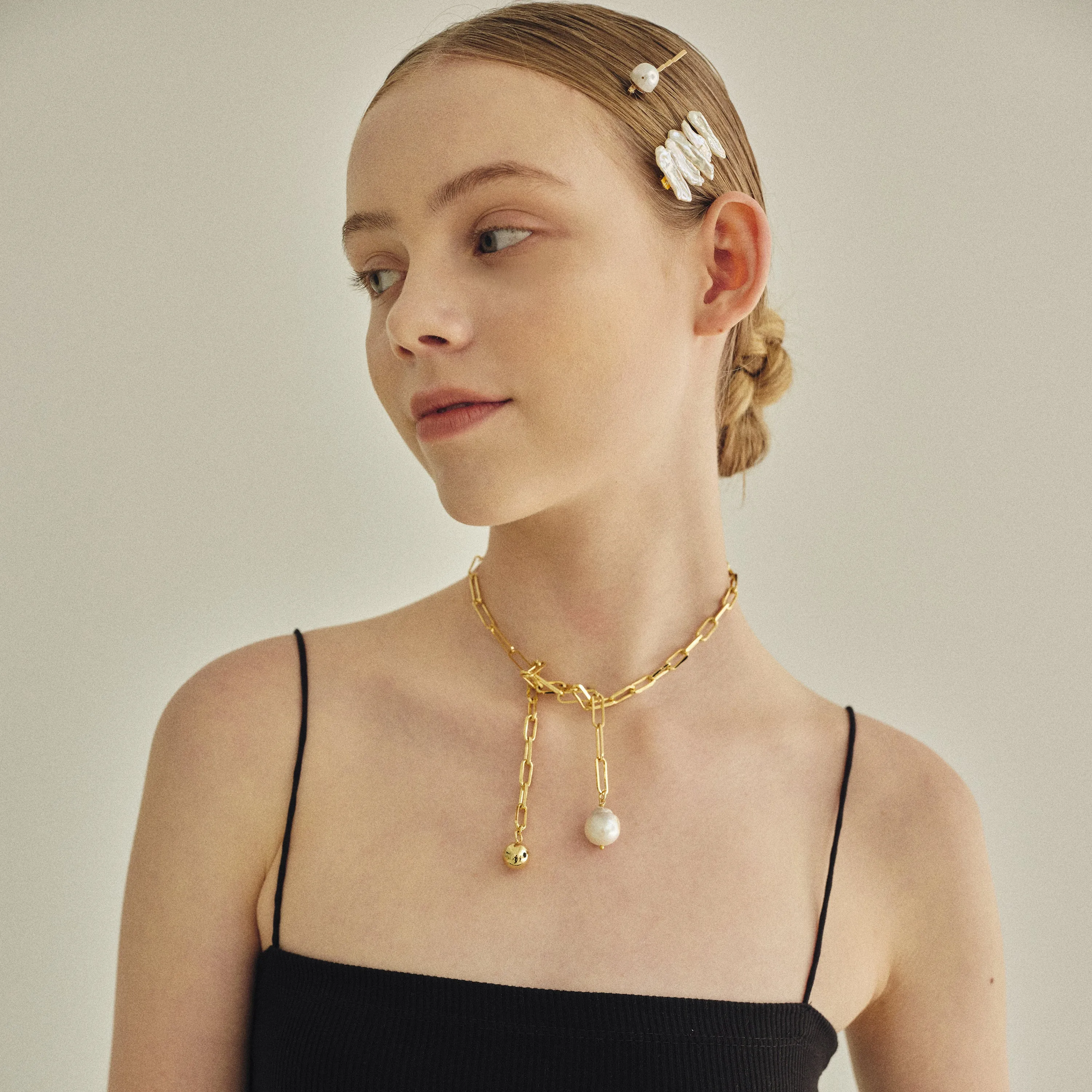 Bar Freshwater Pearl Hair Pin