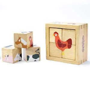 Begin Again Toys - Buddy Blocks - Farm Animals