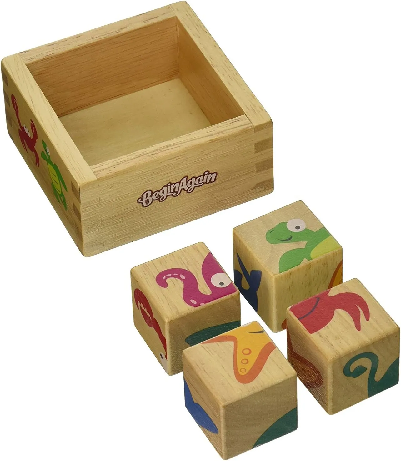 Begin Again Toys - Buddy Blocks - Sealife