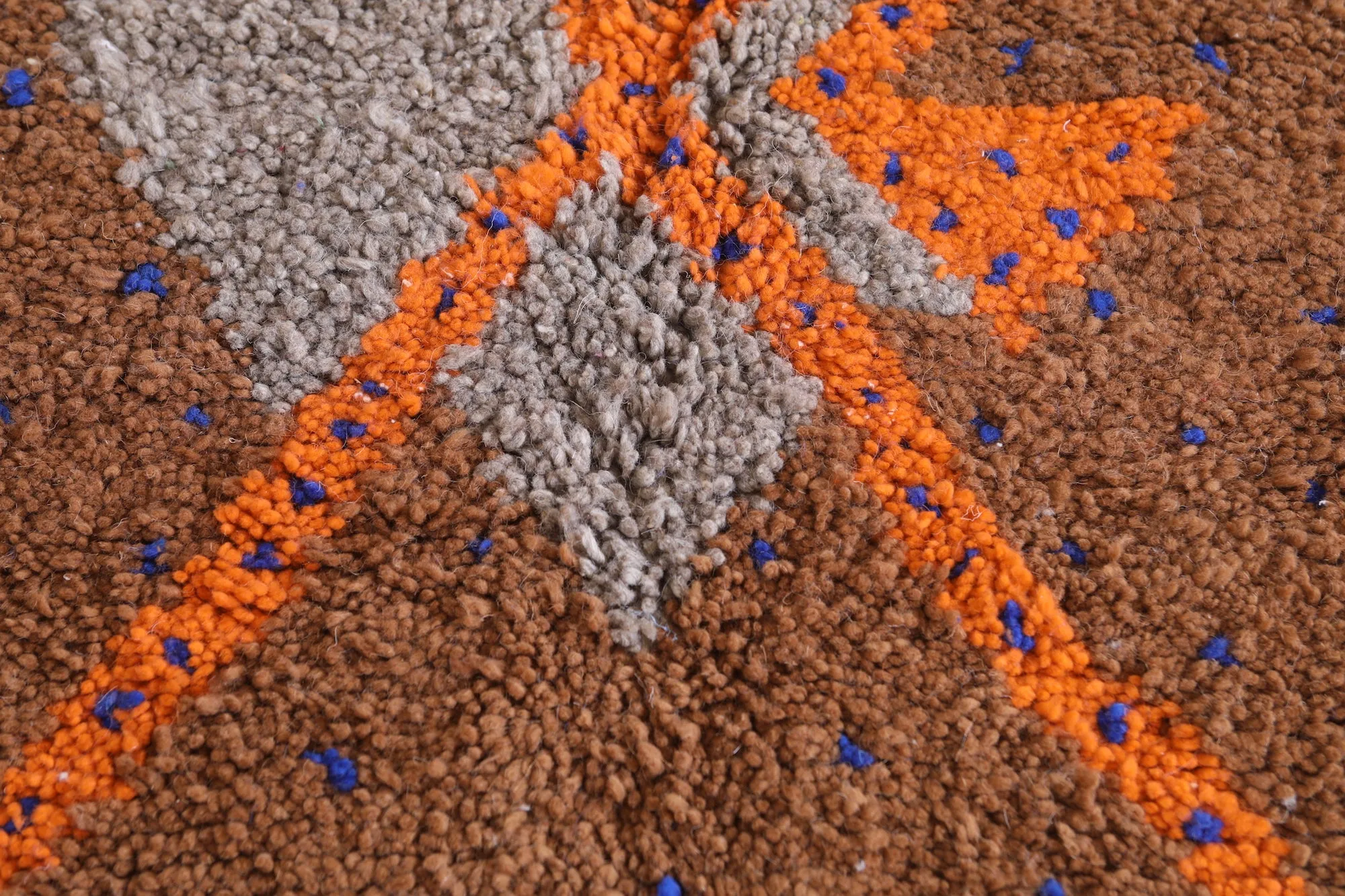 Berber Rug 4.5 x 6.3 Ft - Tribal Handmade Wool Rug