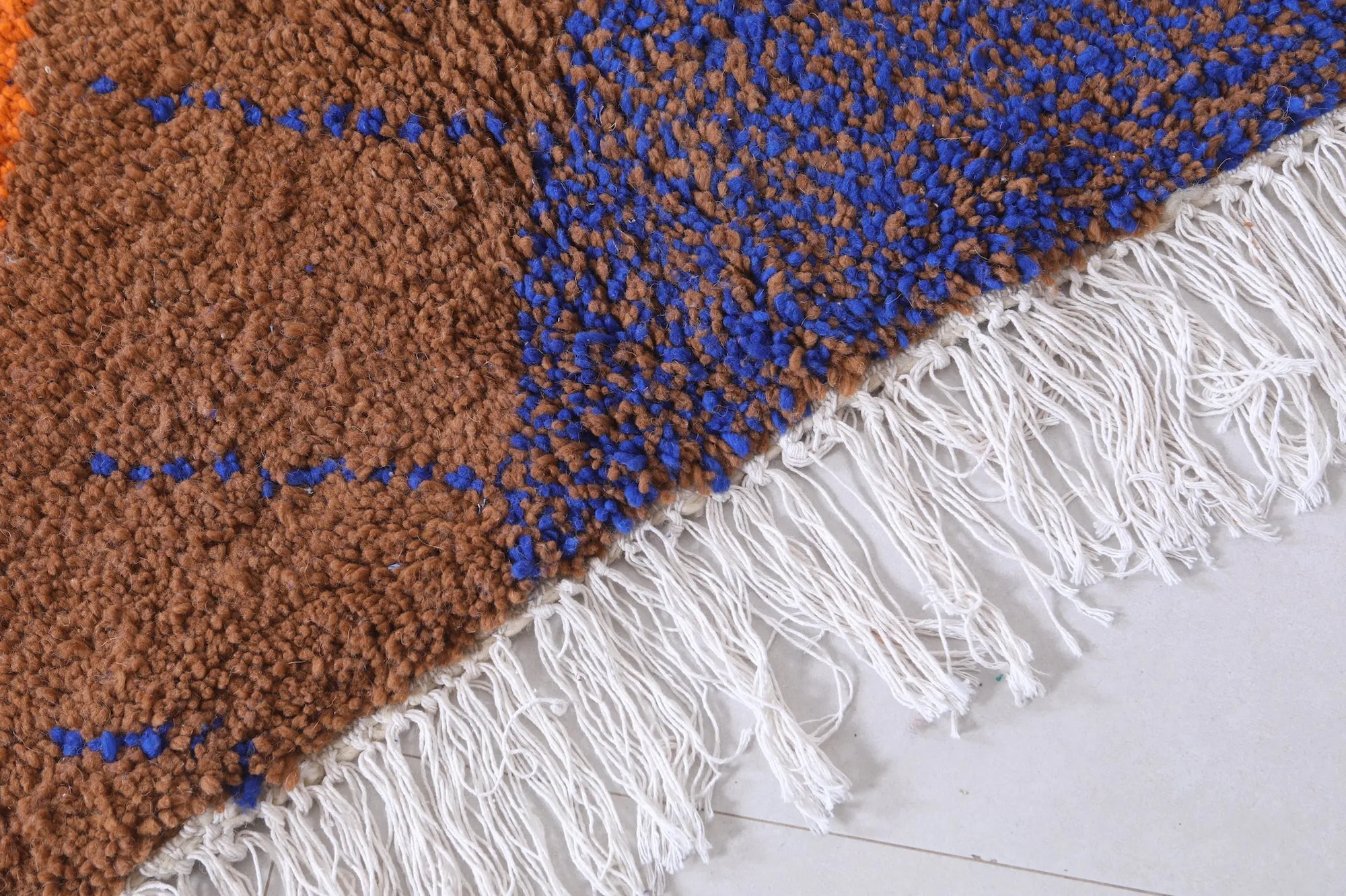 Berber Rug 4.5 x 6.3 Ft - Tribal Handmade Wool Rug