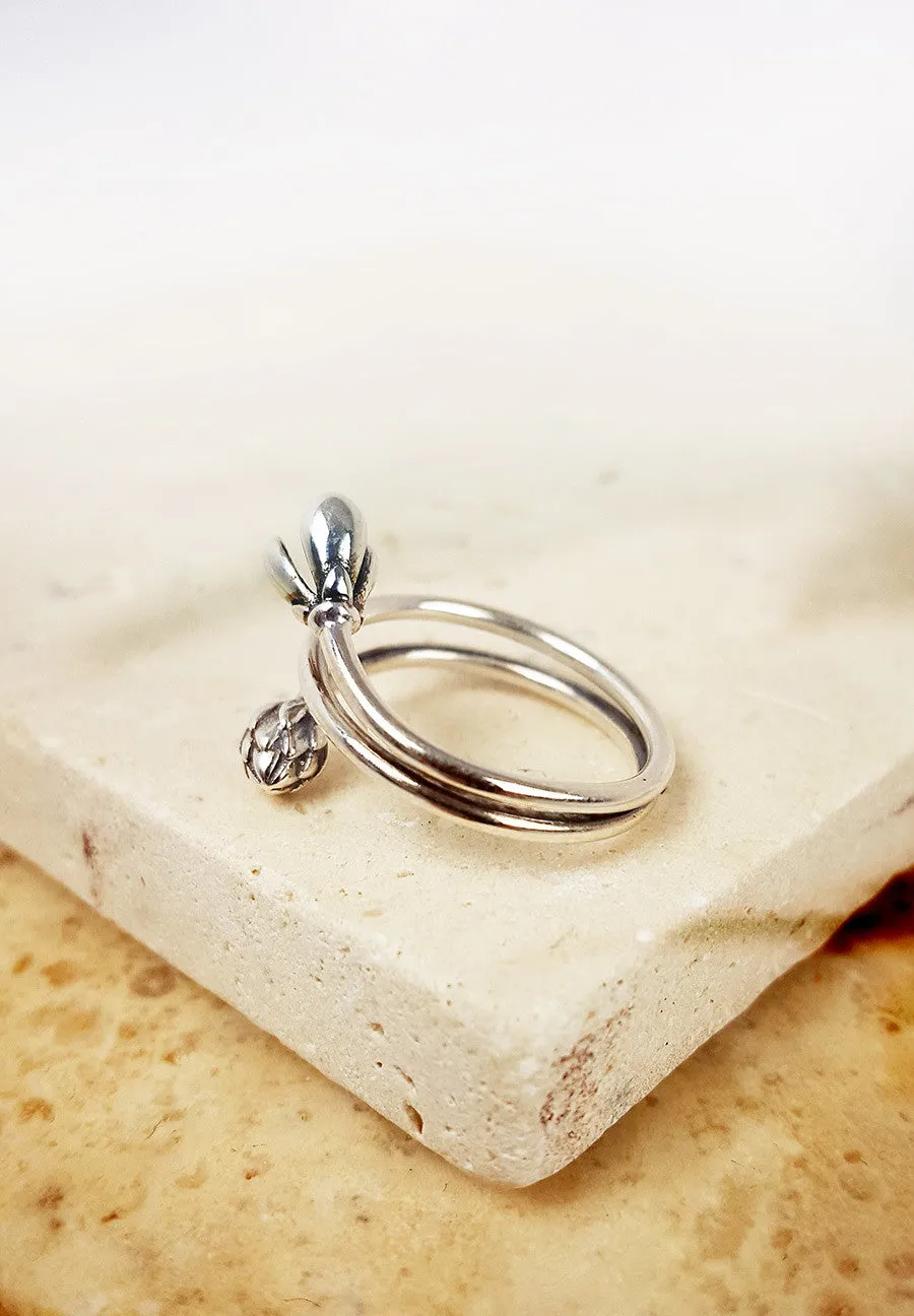 Budding Magnolia Ring