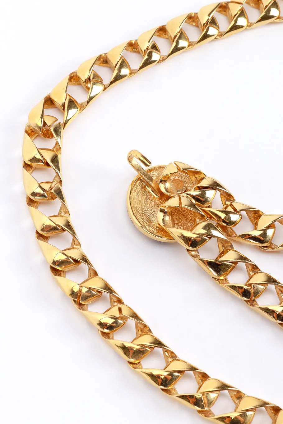 Cable Chain Medallion Belt