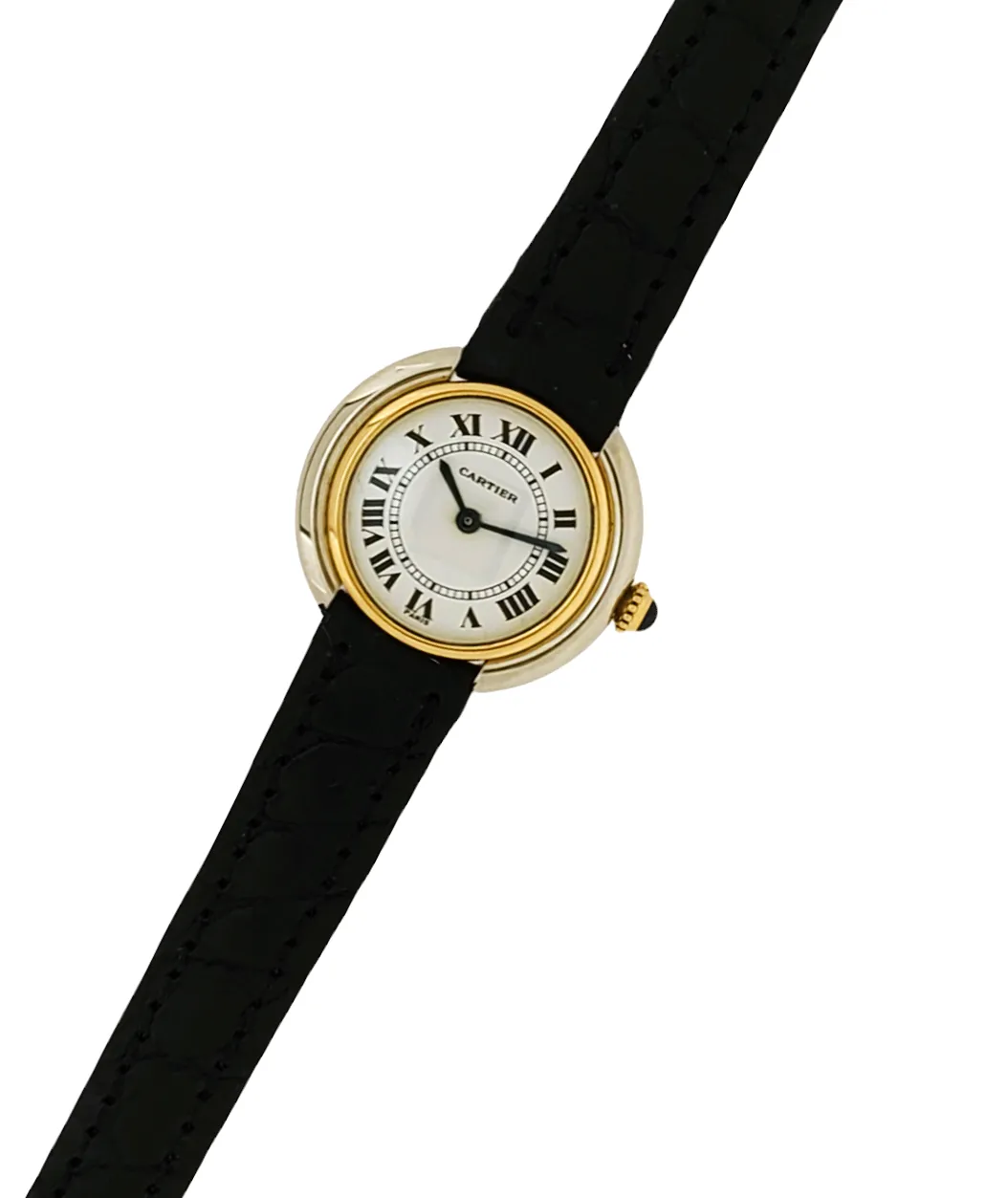 Cartier Paris Vendome  Small 2-Tone Watch26mm Manual wind ,Circa 1973-1976