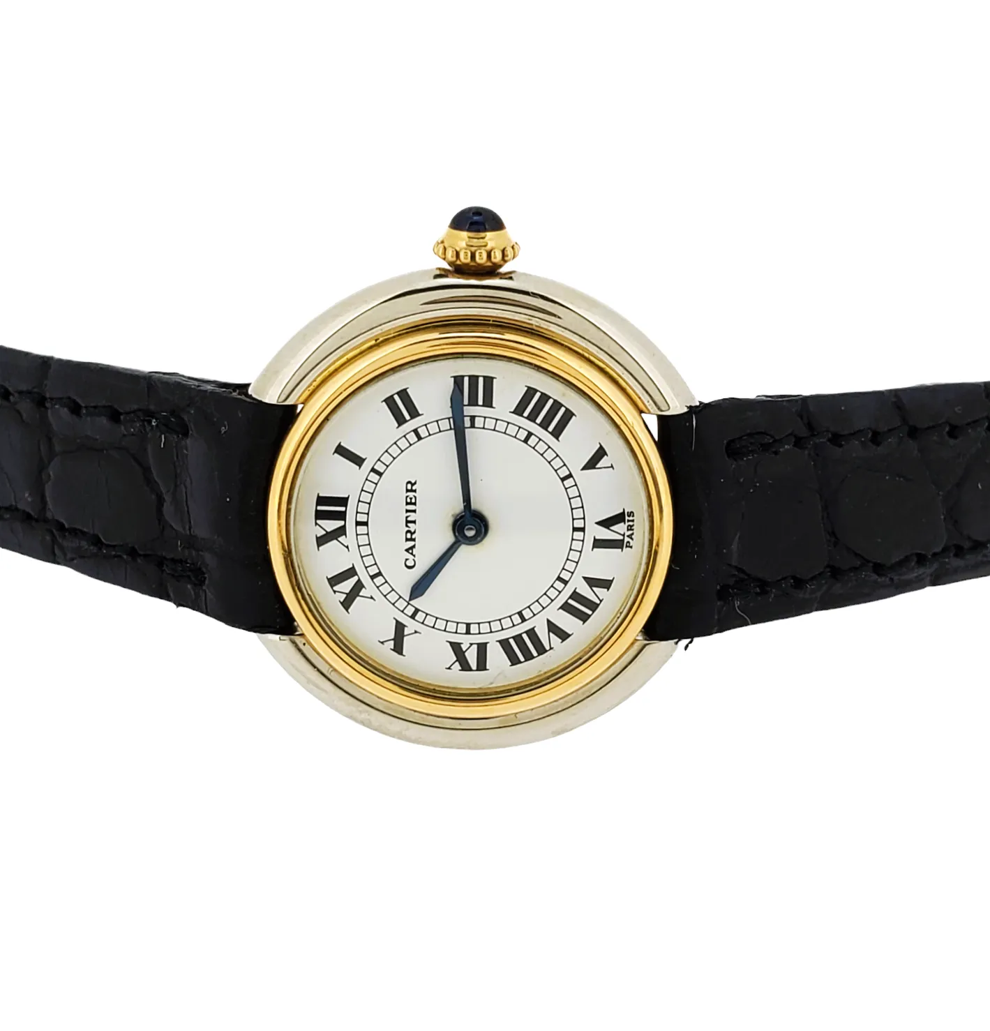 Cartier Paris Vendome  Small 2-Tone Watch26mm Manual wind ,Circa 1973-1976
