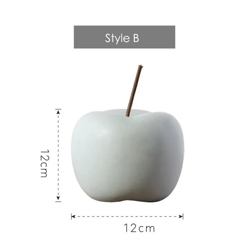 Ceramic Apple Figurines