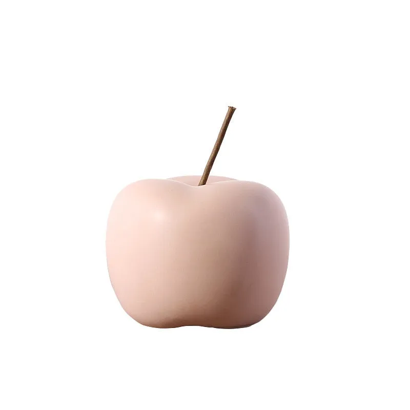 Ceramic Apple Figurines