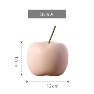 Ceramic Apple Figurines