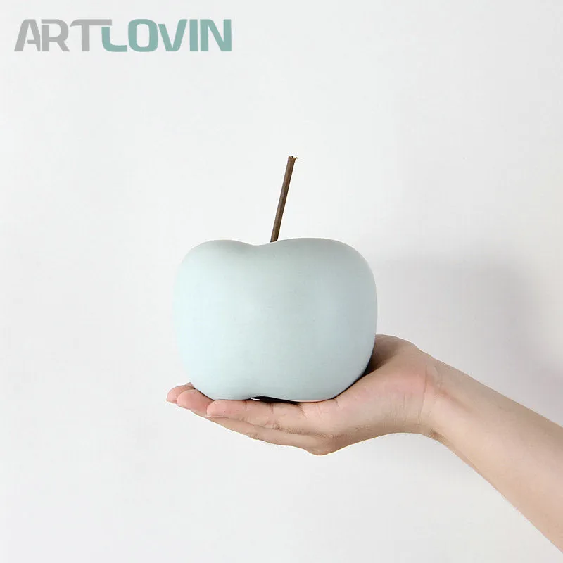 Ceramic Apple Figurines