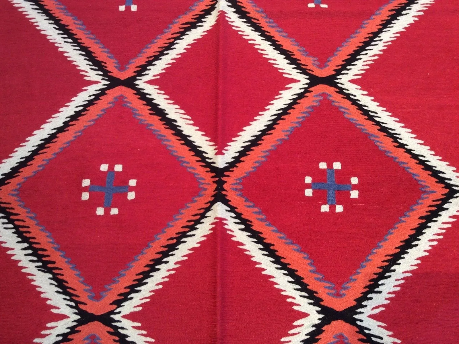 Chain-Stitched Southwestern Kashmir Handmade Wool Rug (Size 4.0 X 6.0) Brrsf-915