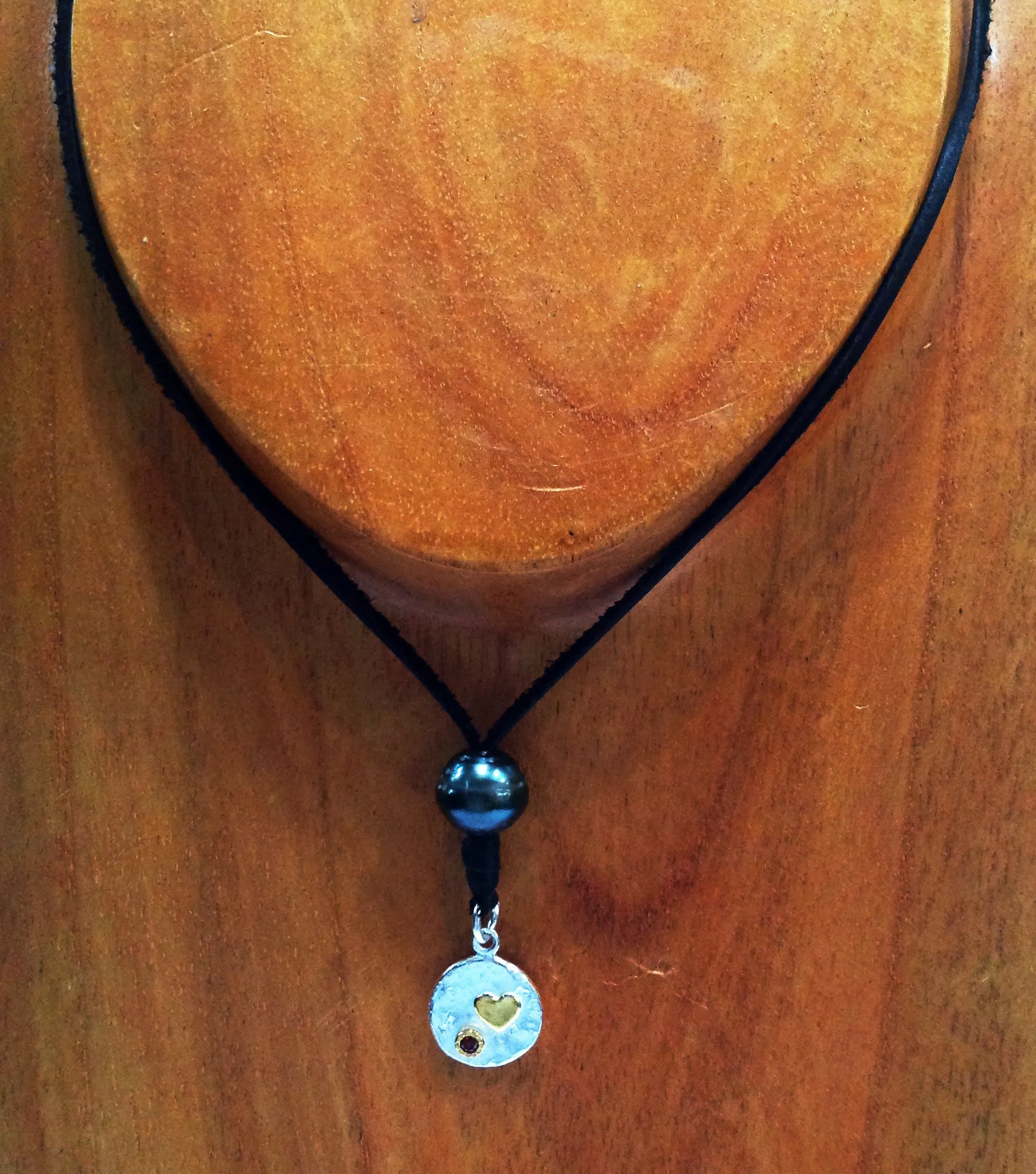 Charm with Tahitian Pearl Necklace
