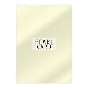 Chloes A4 Luxury Pearl Card 10 Sheets Quartz