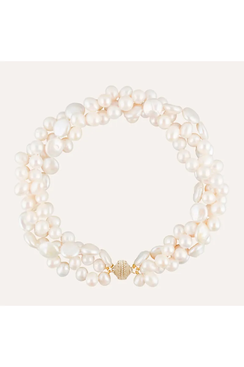 Clara Williams Multi-Strand Pearl Necklace