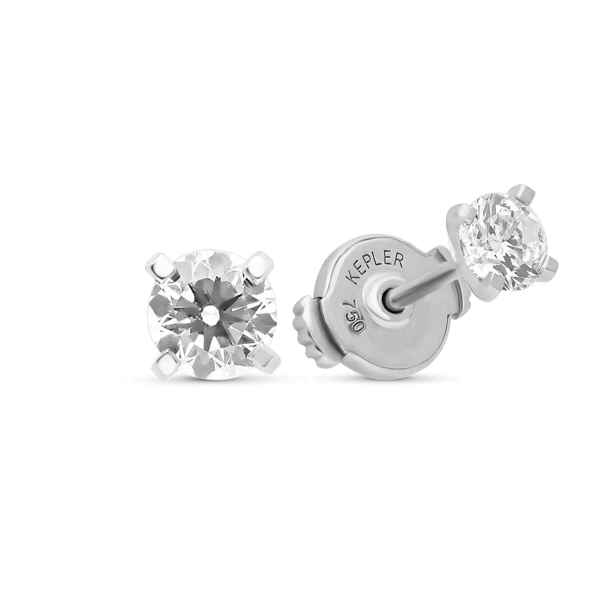 Classic Diamond Studs - 0.8 Carat