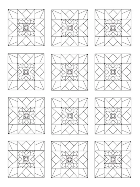 Coloring Book of Quilt Blocks & Designs, Landauer Publishing (Color Quilts)