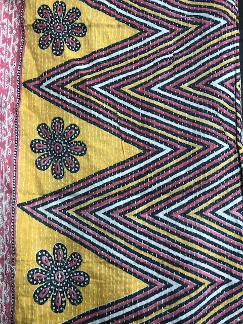 Cotton Kantha Scarf