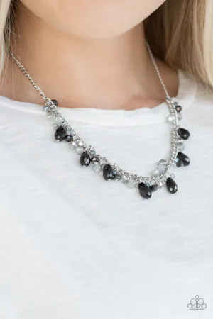 Courageously Catwalk - Multi Black Necklace - Paparazzi Accessories