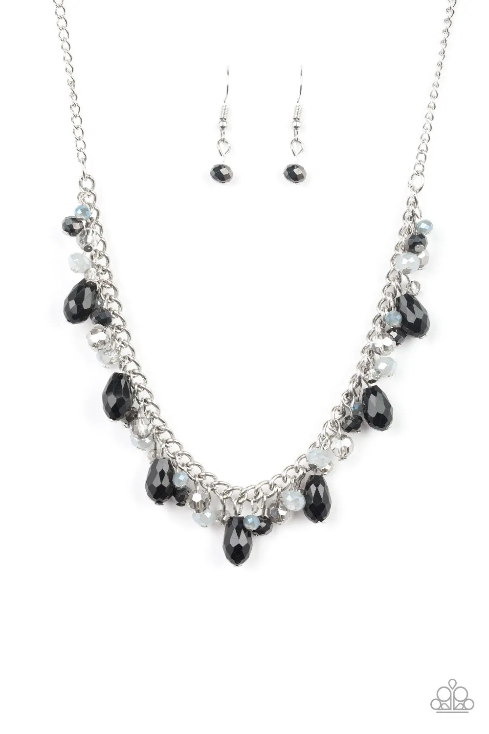 Courageously Catwalk - Multi Black Necklace - Paparazzi Accessories