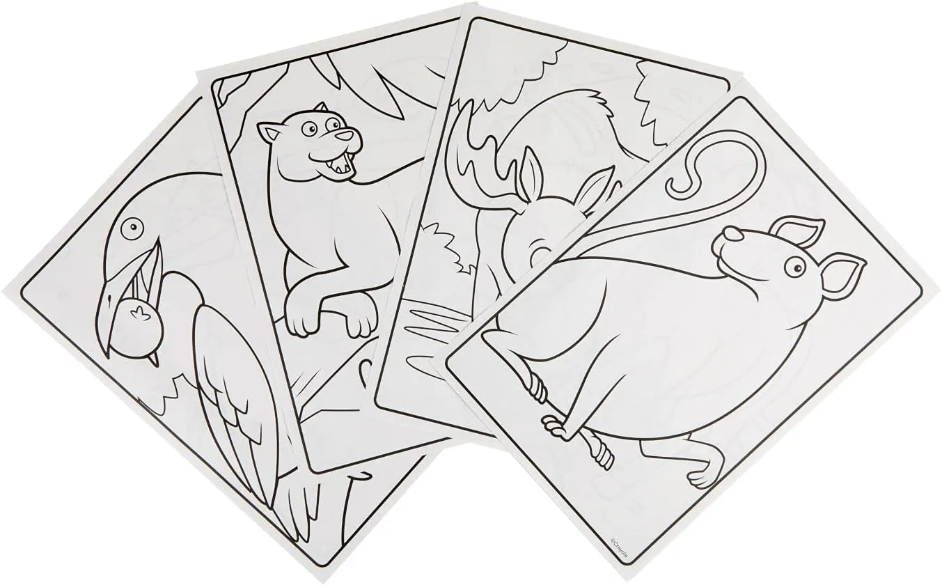 Crayola 96 Page Colouring Book – Animal Friends