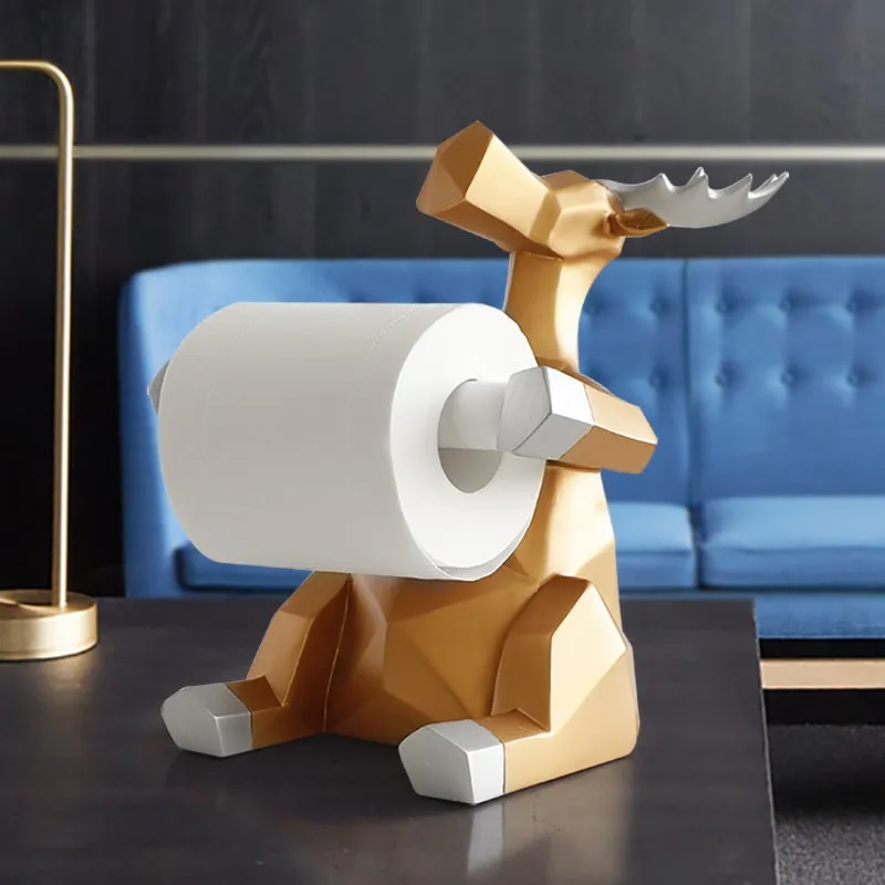 Creative Animal Statue Bathroom Toilet Paper Tissue Holder