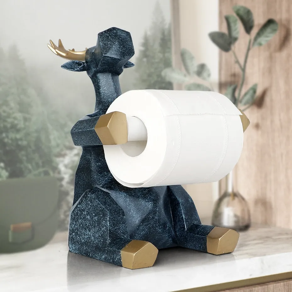 Creative Animal Statue Bathroom Toilet Paper Tissue Holder