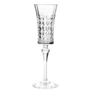 Cristal D'arques Lady Diamond Flute Glass Set Of 6