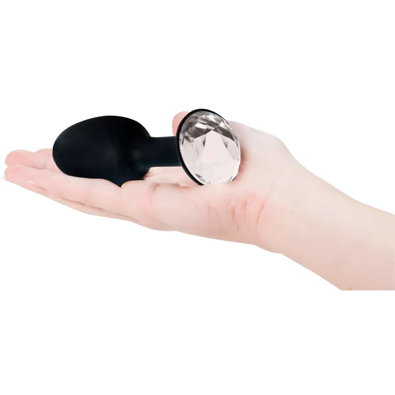 CRYSTAL AMULET SILICONE BUTT PLUG LARGE