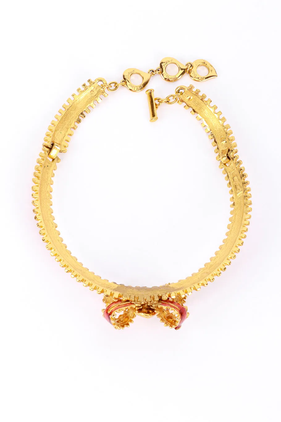 Crystal Bow Collar Necklace
