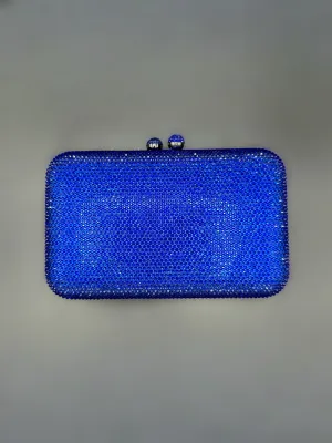 Crystal Clutch Royal Blue 2