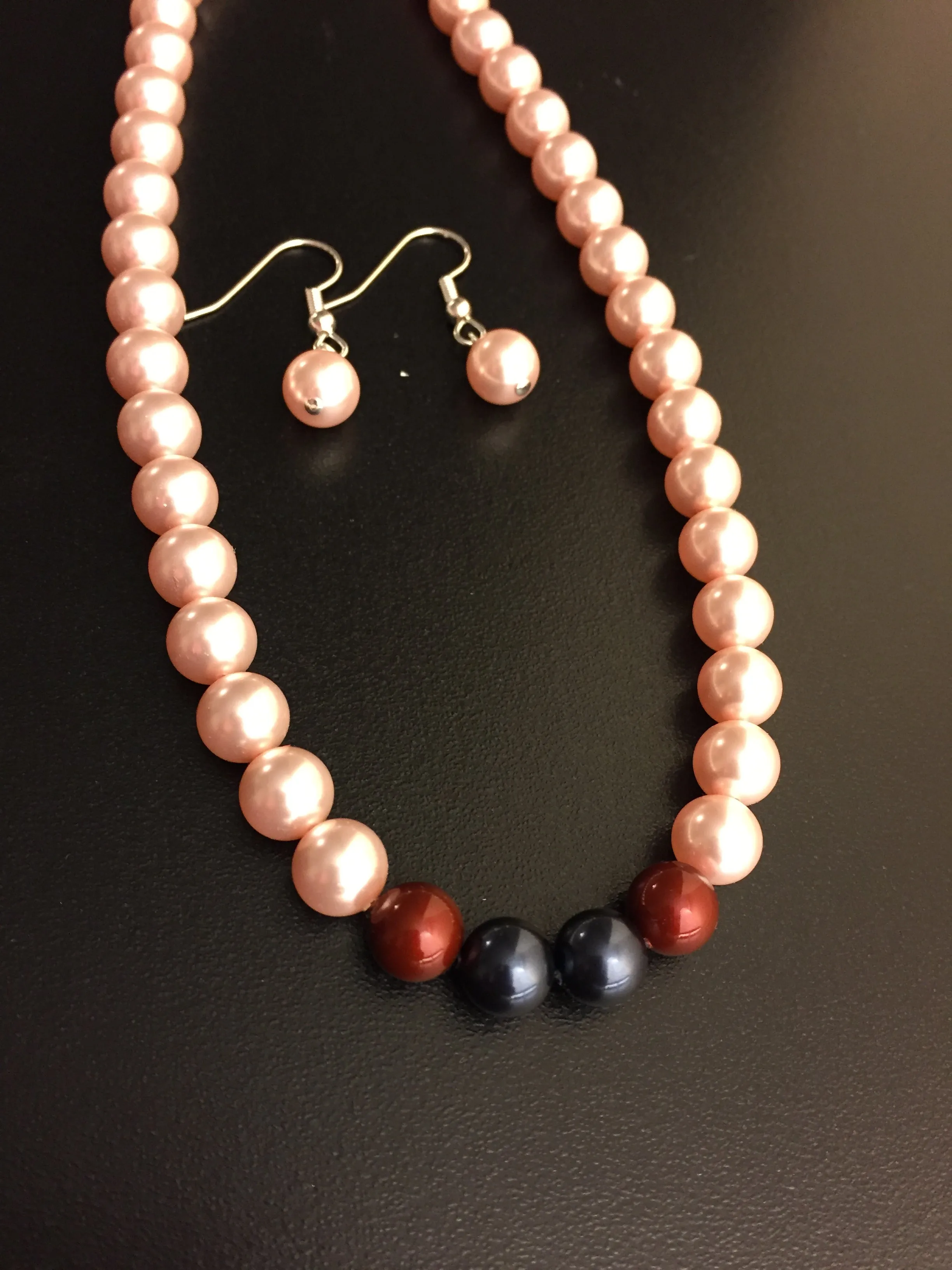 Crystal Pearl Necklace - Laavanya