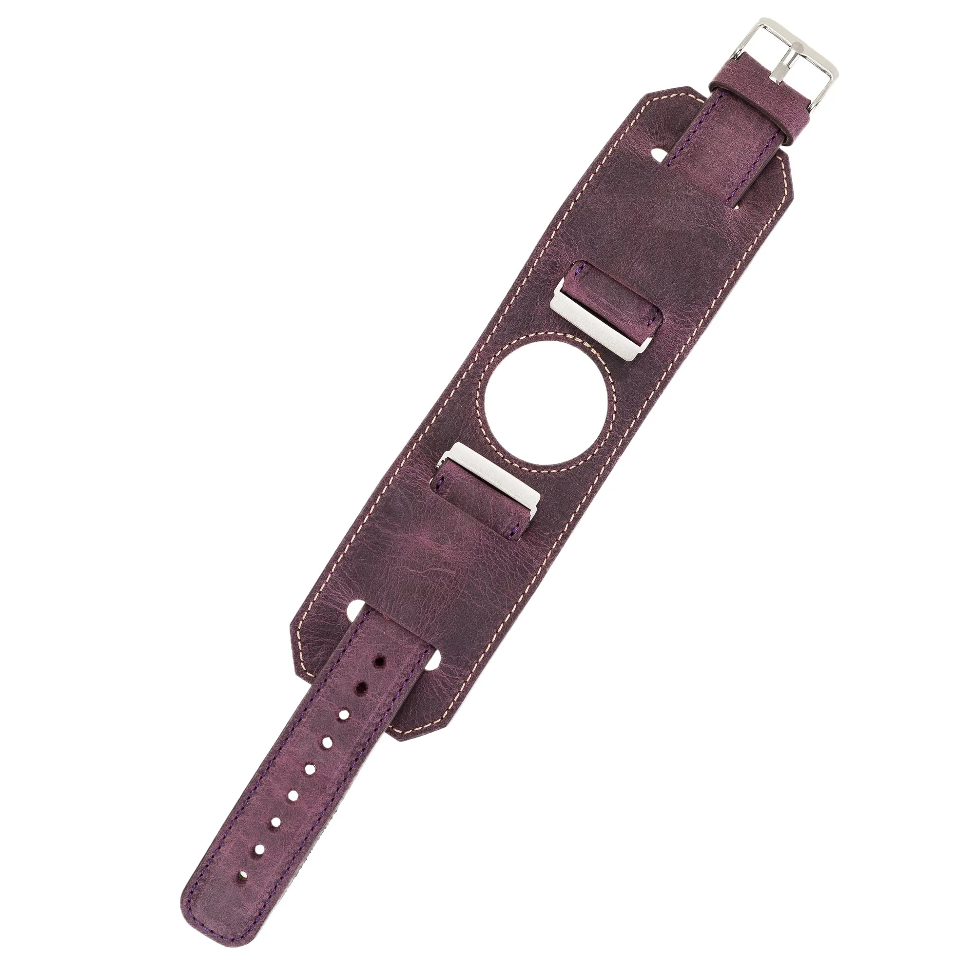 Cuff Leather Fitbit Versa Watch Band