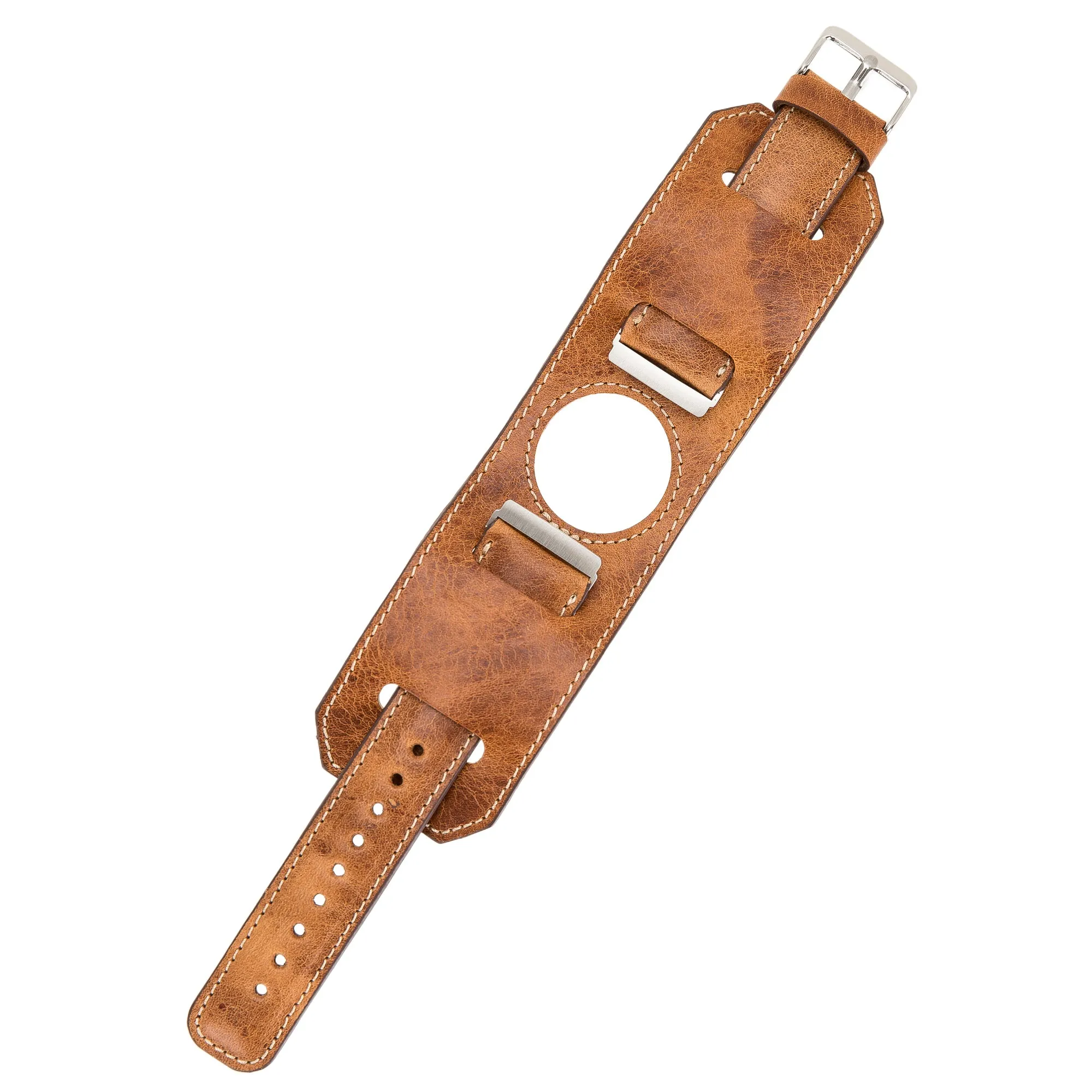Cuff Leather Fitbit Versa Watch Band