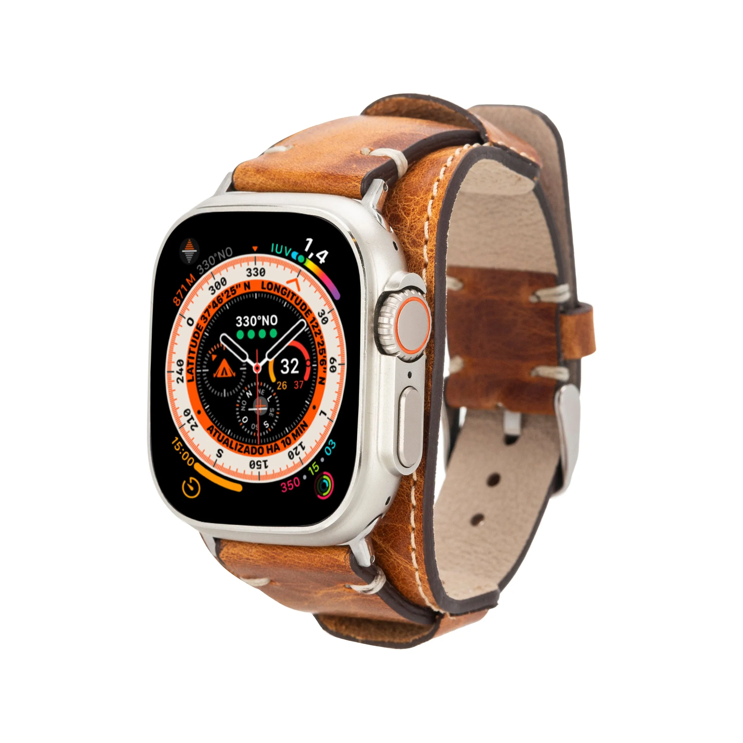 Cuff Leather Fitbit Versa Watch Band