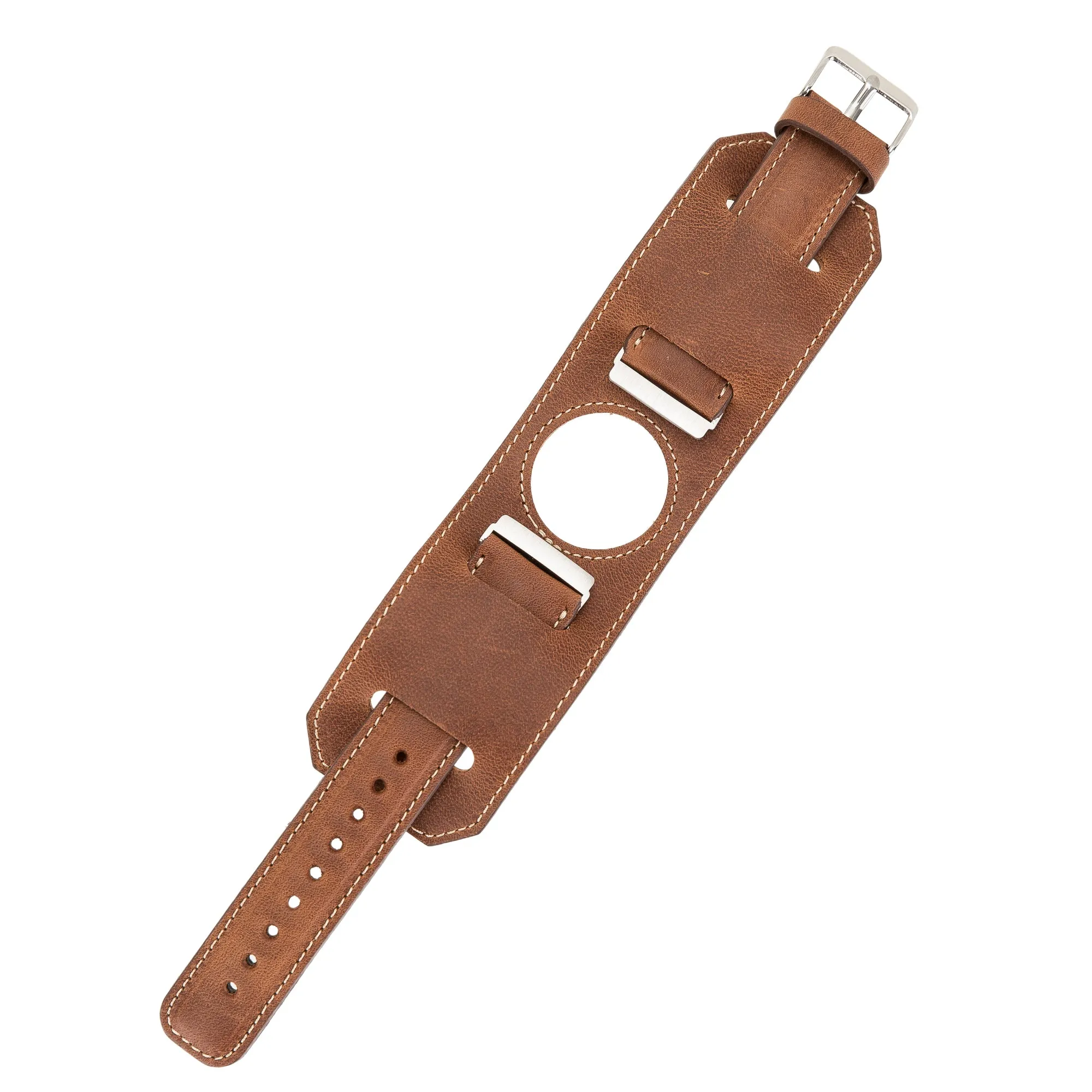 Cuff Leather Fitbit Versa Watch Band