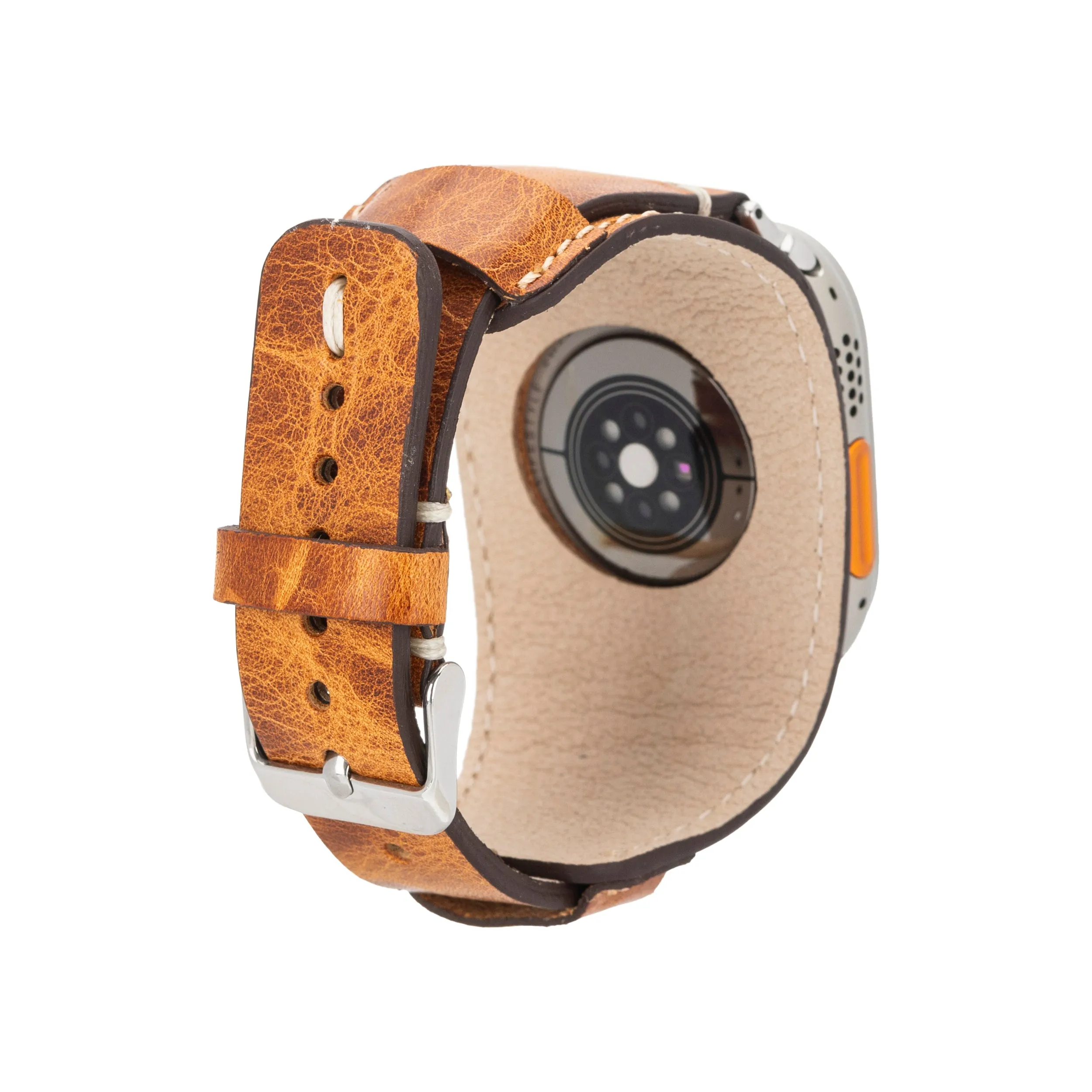 Cuff Leather Fitbit Versa Watch Band