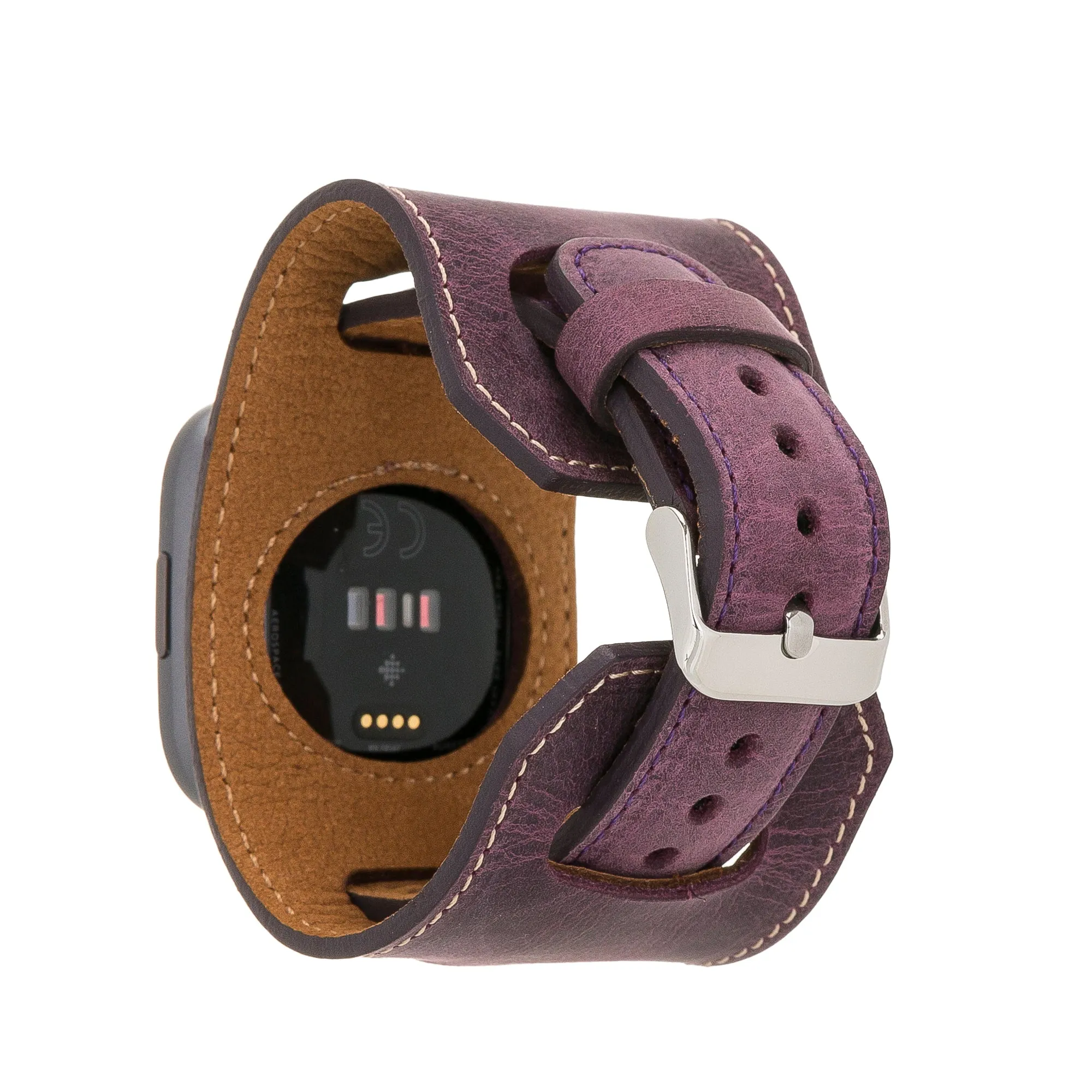 Cuff Leather Fitbit Versa Watch Band