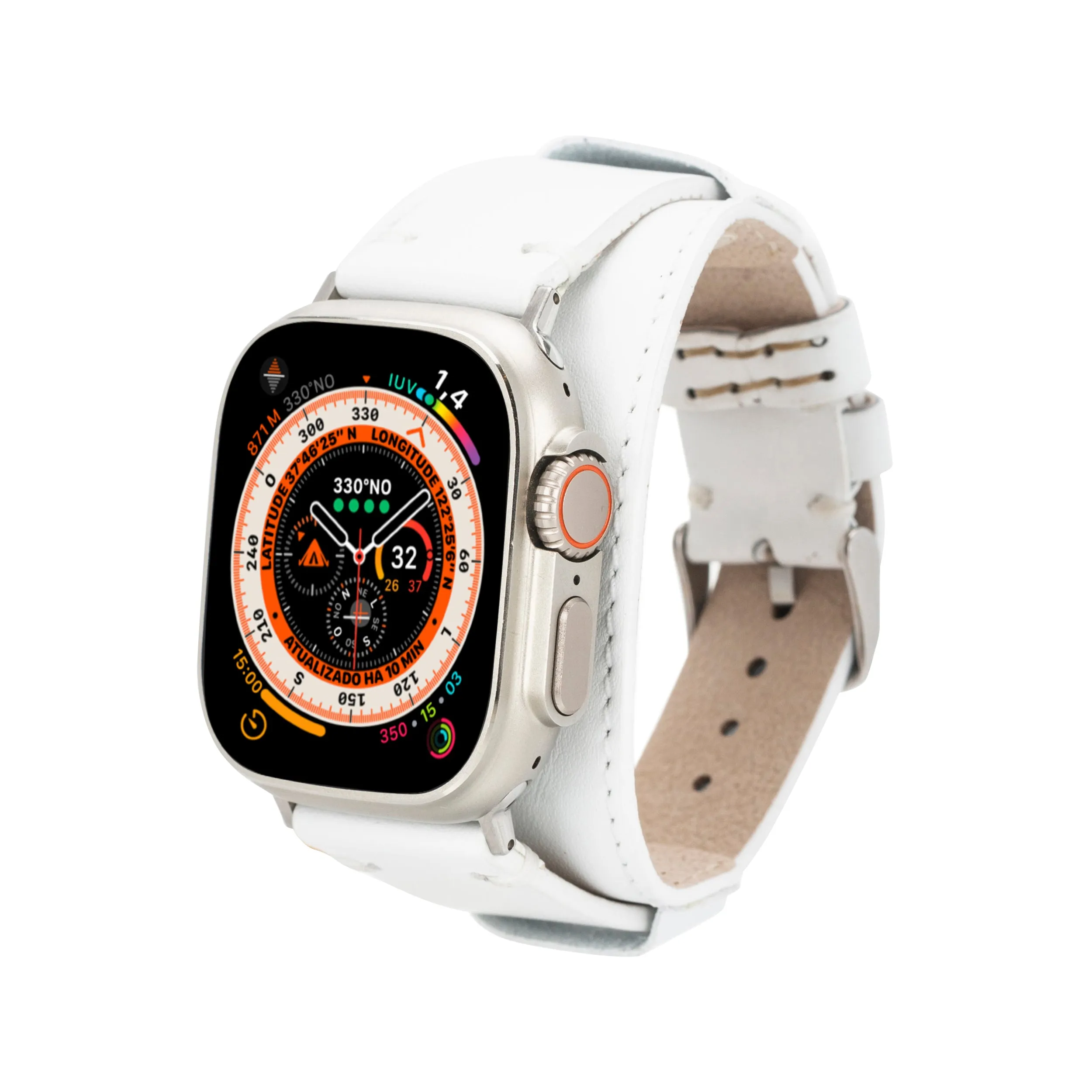 Cuff Leather Fitbit Versa Watch Band