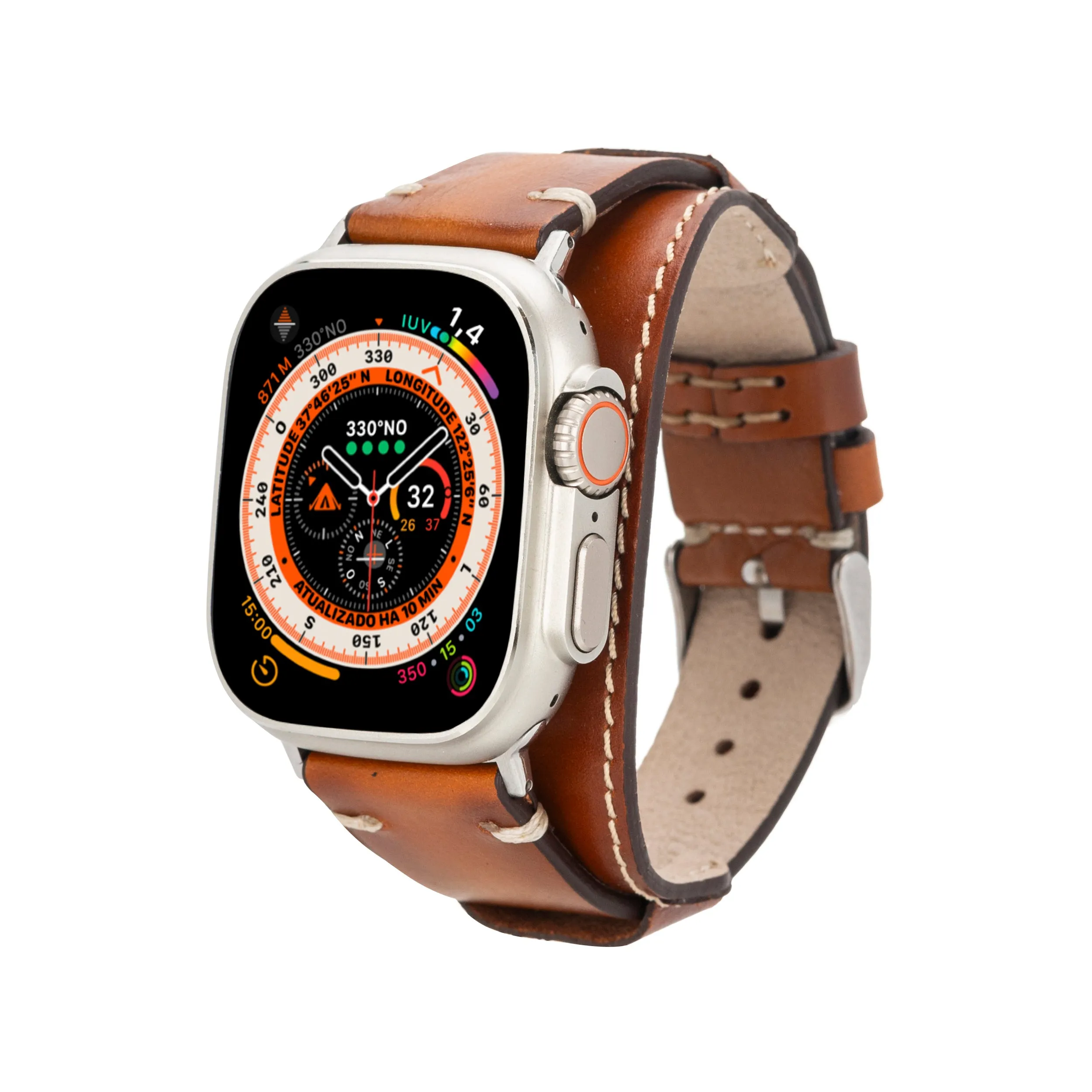 Cuff Leather Fitbit Versa Watch Band