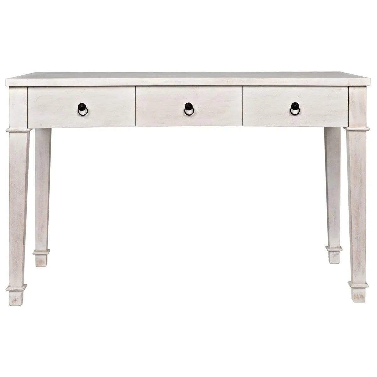 Curba Desk, White Wash
