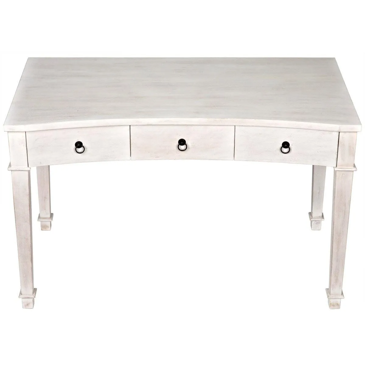 Curba Desk, White Wash