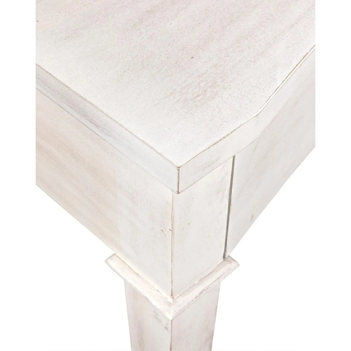 Curba Desk, White Wash