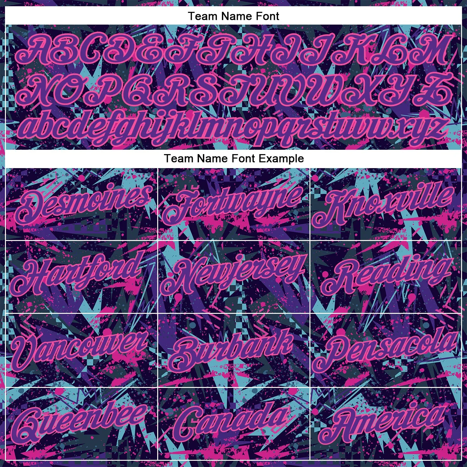 Custom Graffiti Pattern Purple-Pink 3D Creative Geometric Figures And Dots Performance T-Shirt