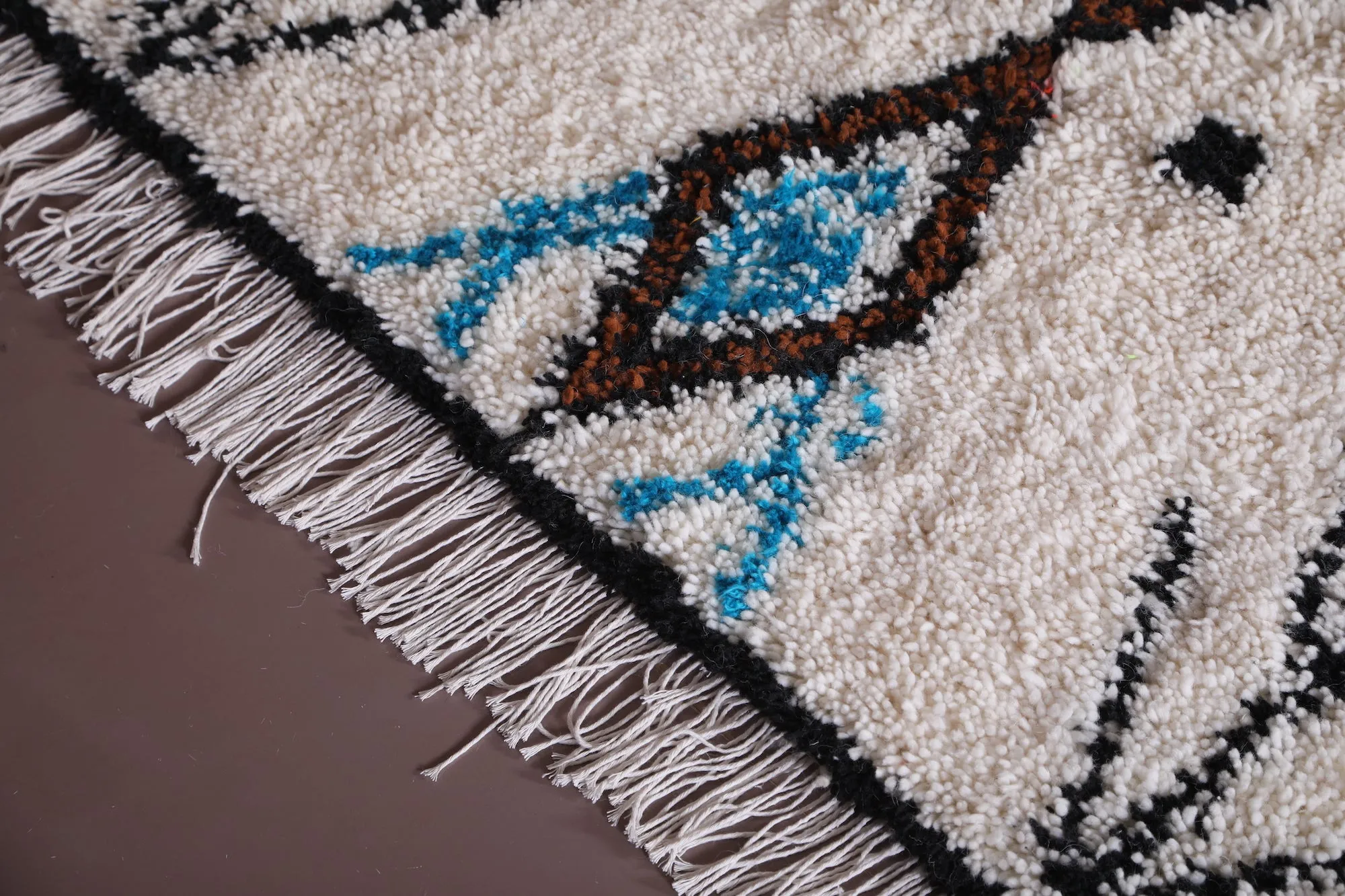 Custom Moroccan Azilal rug - Colorful berber carpet - Wool rug