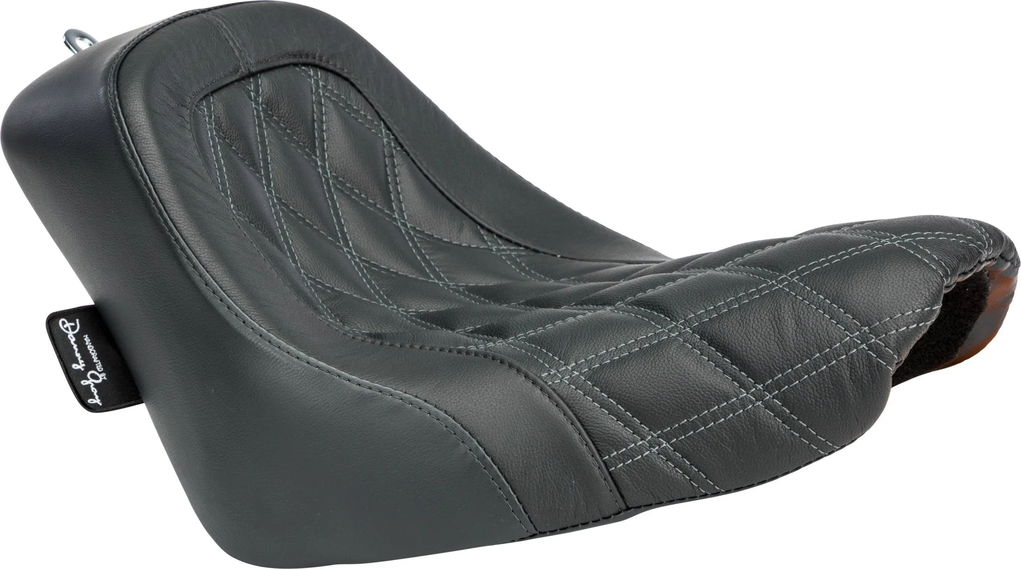 Danny Gray 21-201DIA Weekday Solo Seat - Double Diamond Stitch With Charcoal Gray Thread
