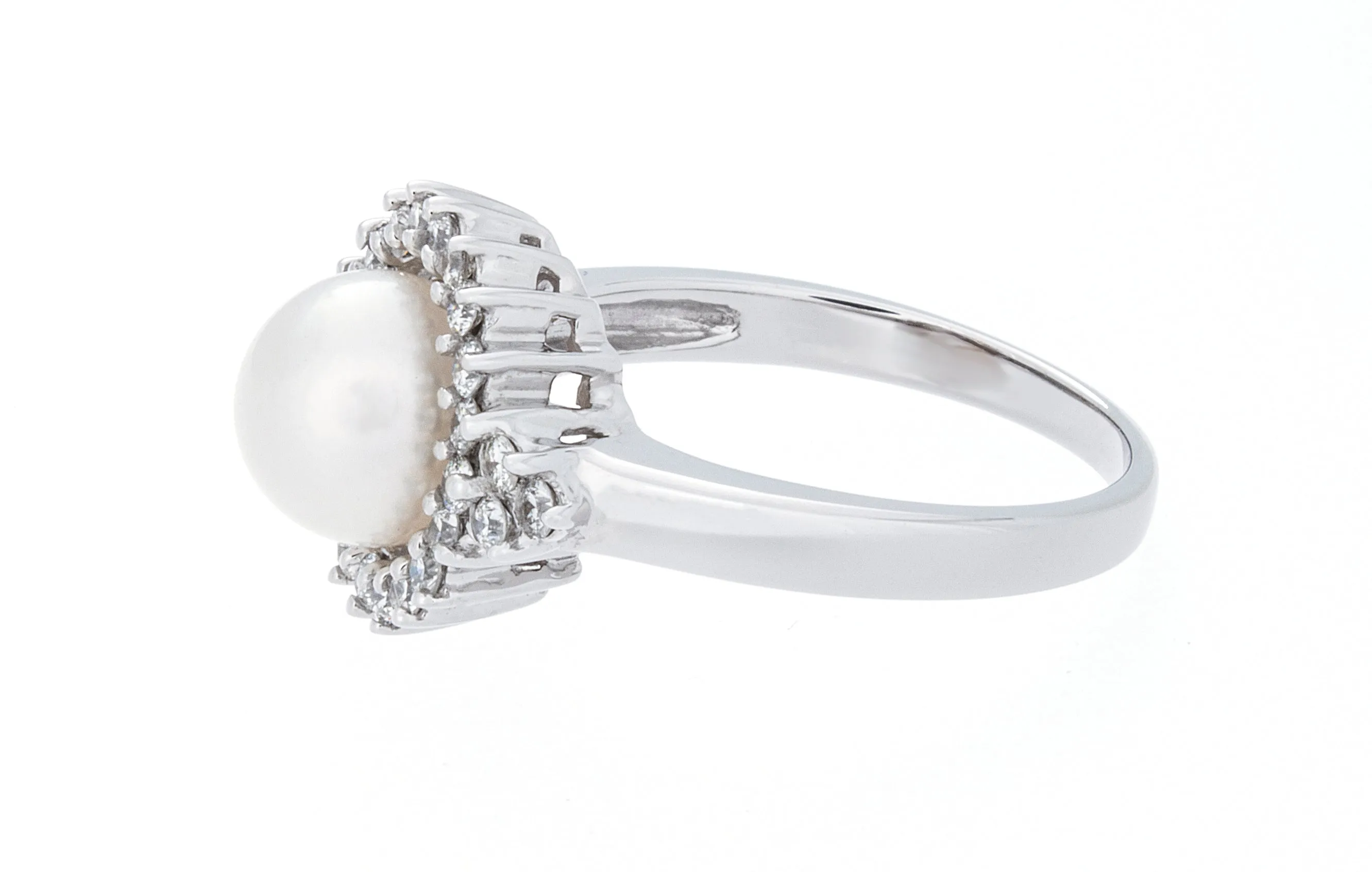 Diamond & Pearl Ring