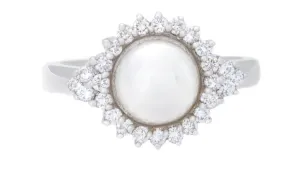 Diamond & Pearl Ring