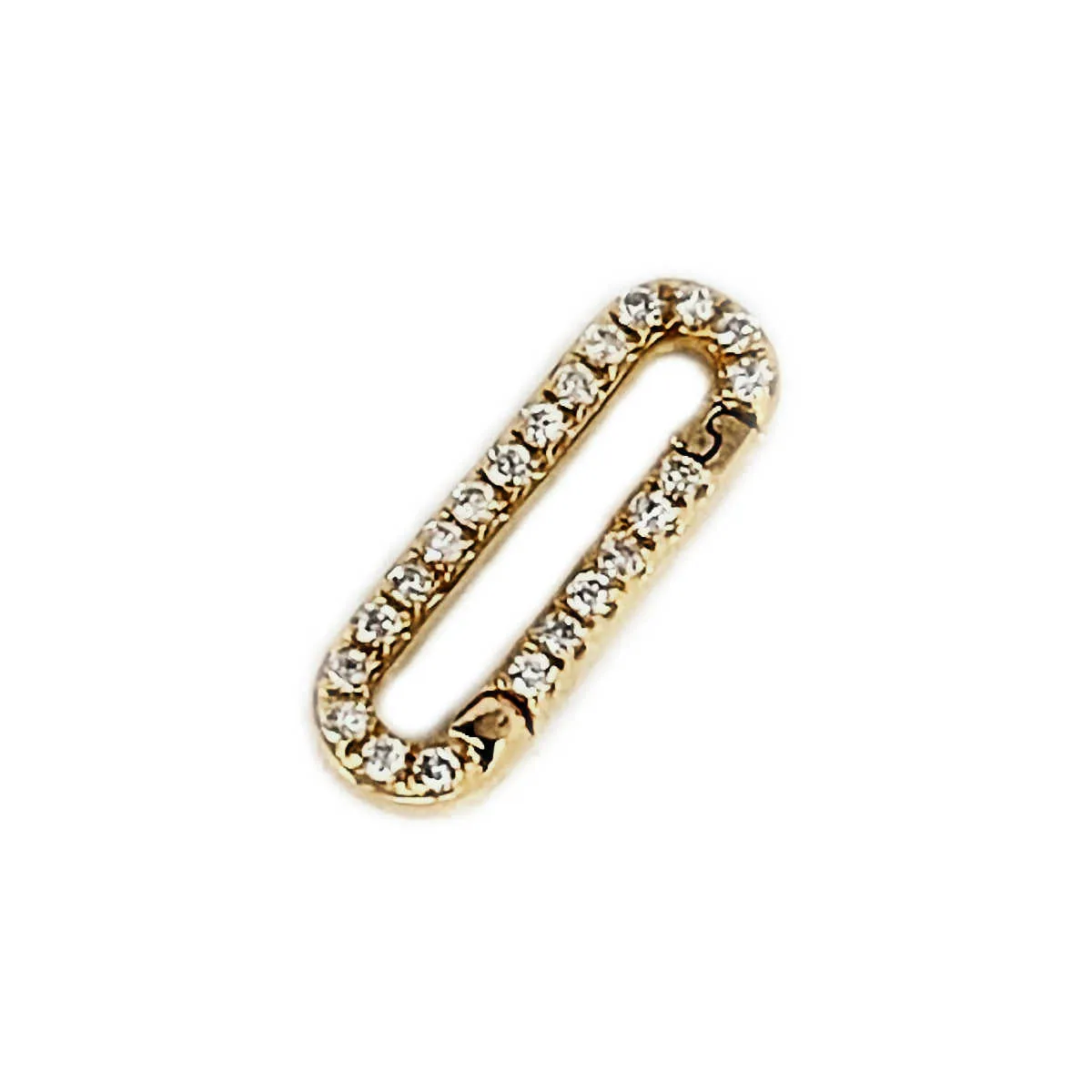 Diamond Charm Holder for Medical ID