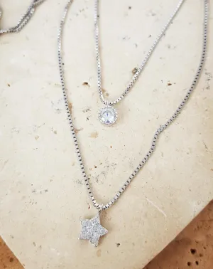 Diamond Star Necklace