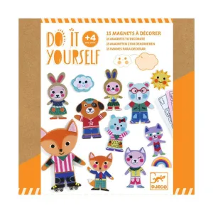 Djeco Do It Yourself Funky Family Magnets